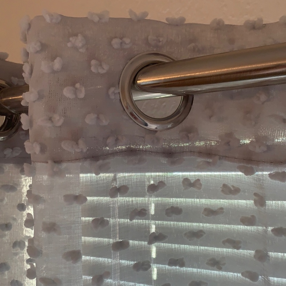 Light Sage Grommet Curtains - 2 panels!